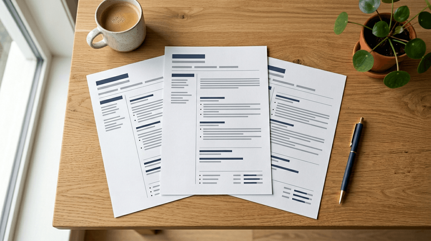 Lebenslauf dritte Seite: Wann ist ein dreiseitiger CV okay?